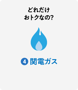 どれだけおトクなの？ 4:関電ガス